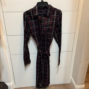 Ralph Lauren Black and Red Plaid Long Sleeve Dress